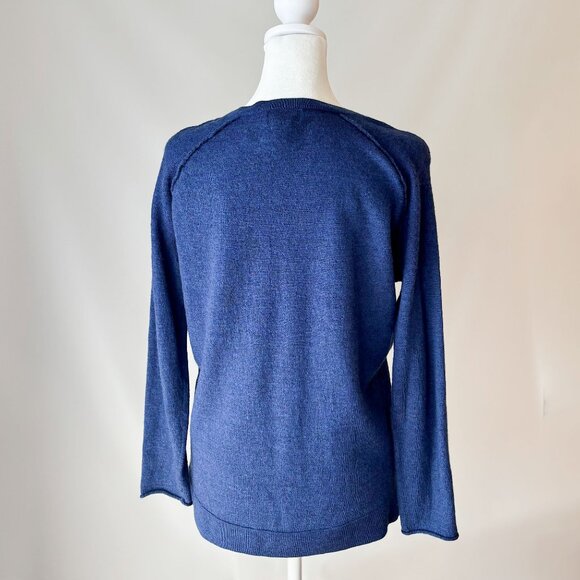 Kenar Blue Wool Sweater - Picture 5 of 8